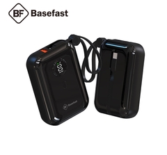 Sạc dự phòng 22.5W 10000mAh Tích Hợp 2 Cáp sạc Type C / Lightning - Basefast SD90