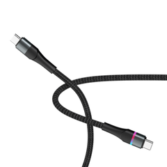 Cáp sạc nhanh 100W Type C to Type C có đèn báo sạc - Basefast VENUS SERI CS88