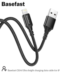 Basefast CS14i Cáp dù sạc nhanh 2.4A chân Iphone