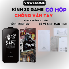 Kính cường lực Chống vân tay Chính hãng VNWEKOME cho iPhone