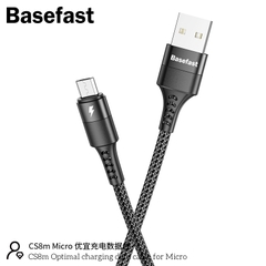 Basefast CS8m - Cáp sạc nhanh Micro 2.4A dây dù cao cấp