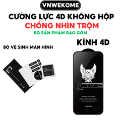 Kính Cường Lực 4D chống nhìn trộm chính hãng VNWEKOME cho iPhone