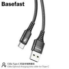 Basefast CS8a - Cáp sạc nhanh TypeC 3A dây dù cao cấp