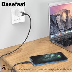 Basefast CSA20 - Cáp sạc 20W tự ngắt điện thông minh