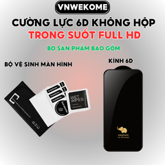 Kính cường lực cao cấp 6D chính hãng VNWEKOME dùng cho iPhone