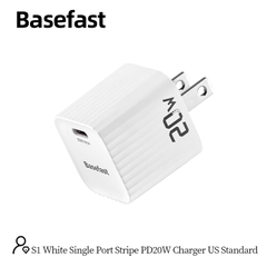 Bộ sạc nhanh 20W C to Lightning - Basefast TROPIC SERI BS01