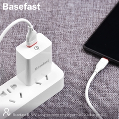Basefast B18W Củ sạc nhanh 2 cổng QC 3.0 PD18W