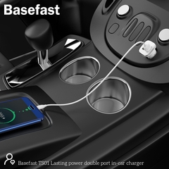 Basefast TS01 - Tẩu sạc nhanh 2 cổng