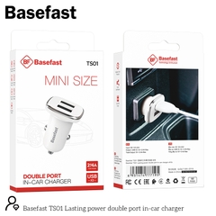 Basefast TS01 - Tẩu sạc nhanh 2 cổng