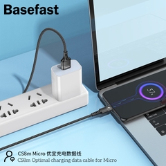 Basefast CS8m - Cáp sạc nhanh Micro 2.4A dây dù cao cấp