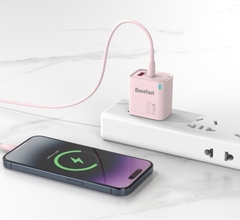 Củ sạc nhanh 30W 2 cổng GAN Basefast B32