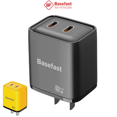 Củ sạc nhanh 40W 2 cổng C+C - Basefast B40