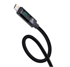 Cáp sạc nhanh báo công suất C to Lightning PD27W - Basefast SUN SERI CS27