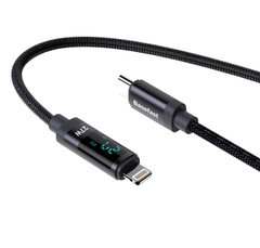 Cáp sạc nhanh báo công suất C to Lightning PD27W - Basefast SUN SERI CS27