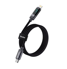 Cáp sạc nhanh báo công suất C to Lightning PD27W - Basefast SUN SERI CS27