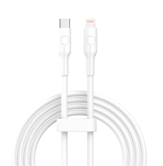 Bộ sạc nhanh 20W 2 Cổng C to Lightning kèm dây silicon chống quá tải nhiệt - Basefast Amazon Seri