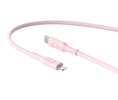 Bộ sạc nhanh 20W 2 Cổng C to Lightning kèm dây silicon chống quá tải nhiệt - Basefast Amazon Seri