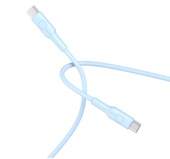 Cáp sạc nhanh Type C to Type C 60W dây Silicon siêu bền - Basefast MERCURI SERI CS56C