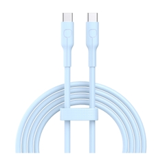 Cáp sạc nhanh Type C to Type C 60W dây Silicon siêu bền - Basefast MERCURI SERI CS56C