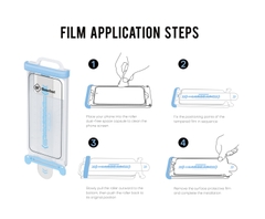 Kính cường lực kèm khung tự dán cho iPhone chính hãng Basefast