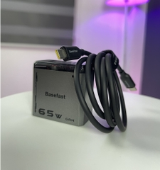 Bộ sạc nhanh 65W 3 cổng 2C + 1U - Basefast G65 Pro