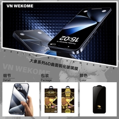 Kính cường lực cao cấp 6D chính hãng VNWEKOME dùng cho iPhone