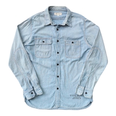 Avirex Chambray Work Shirt Size M