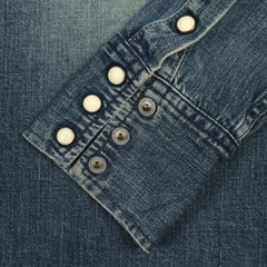 FOB Factory Denim Western Shirt Size M