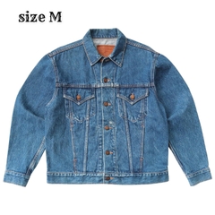 Vtg Bison Japan Denim Trucker Jacket Size M