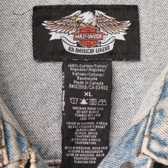 Vintage Harley Davidson Trucker Denim Jacket Size XL