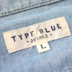 Avirex Chambray Work Shirt Size M