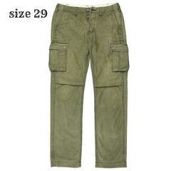 Momotaro Olive Sateen Cargo Pants Size 29