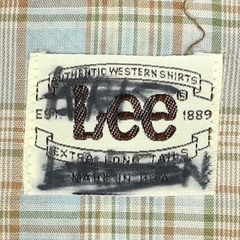 Vintage 80s Lee Western Shirt Size XL
