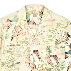 50s Vintage Penneys Hawaiian Shirt Size M
