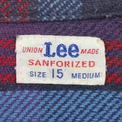 Lee Heavy Flannel Work Shirt Size M