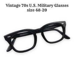Vintage 70s U.S. Military Glasses Size 48-20