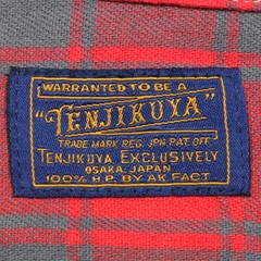 Tenjikuya Japan Flannel Work Shirt Size S