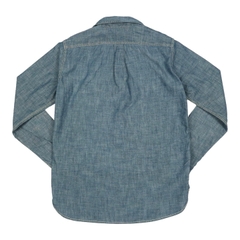 For One-Seven Selvedge Chambray Work Shirt Size XS