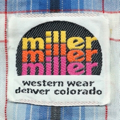 Vintage 70s Miller Western Shirt Size L