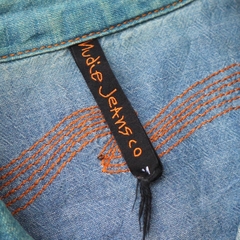 Nudie Jeans Denim Western Shirt Size M