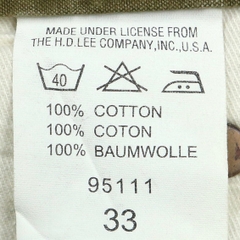 Lee Olive Jeans Size 32