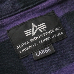 Alpha Industries Heavy Flannel Work Shirt Size M