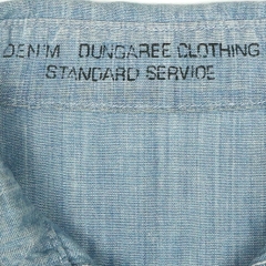 Denim & Dungaree Chambray Work Shirt Size Women S