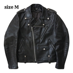 Schott 125 Biker Leather Jacket Size M