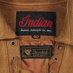 Indian Motorcycle Suede Pull-over Jacket Size L