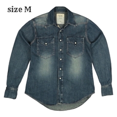 FOB Factory Denim Western Shirt Size M