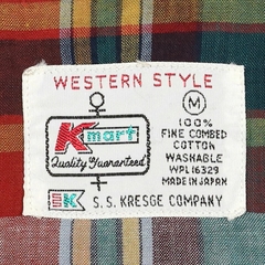 Kmart Made in Japan Western Shirt Size M