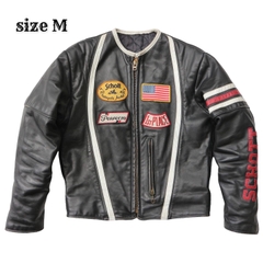 Schott USA Racer Leather Jacket Size M