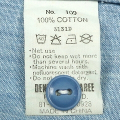 Denim & Dungaree Chambray Work Shirt Size Women S