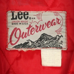 Vintage 70s Lee USA Quilted Jacket Size L